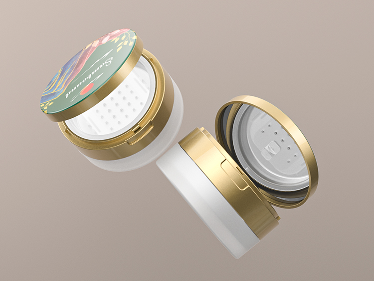 透明磨砂散粉罐容器注塑廠家 透明磨砂散粉罐容器注塑廠家