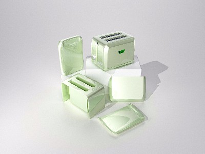 烤面包機(jī)外殼注塑成型